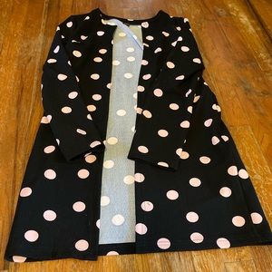 Women’s polka dot cardigan